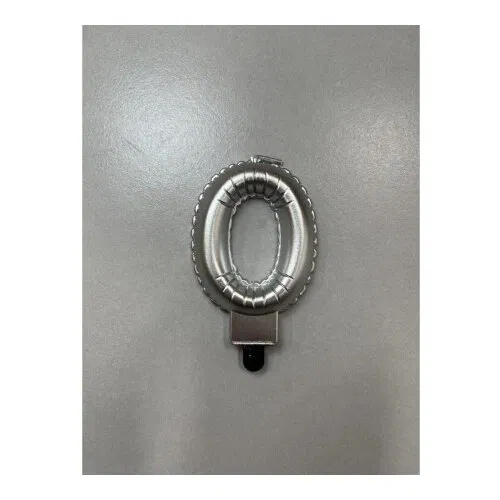 BALLOON CANDLE SVECICA,SREBRNA BROJ 0 710390